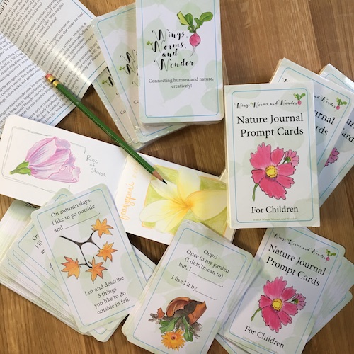 The NEW Nature Journal Prompt Cards for Children, edition 2 are real and available to the world!! Check them out and Get yours here!