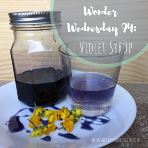 wonder wednesday 94 violet syrup