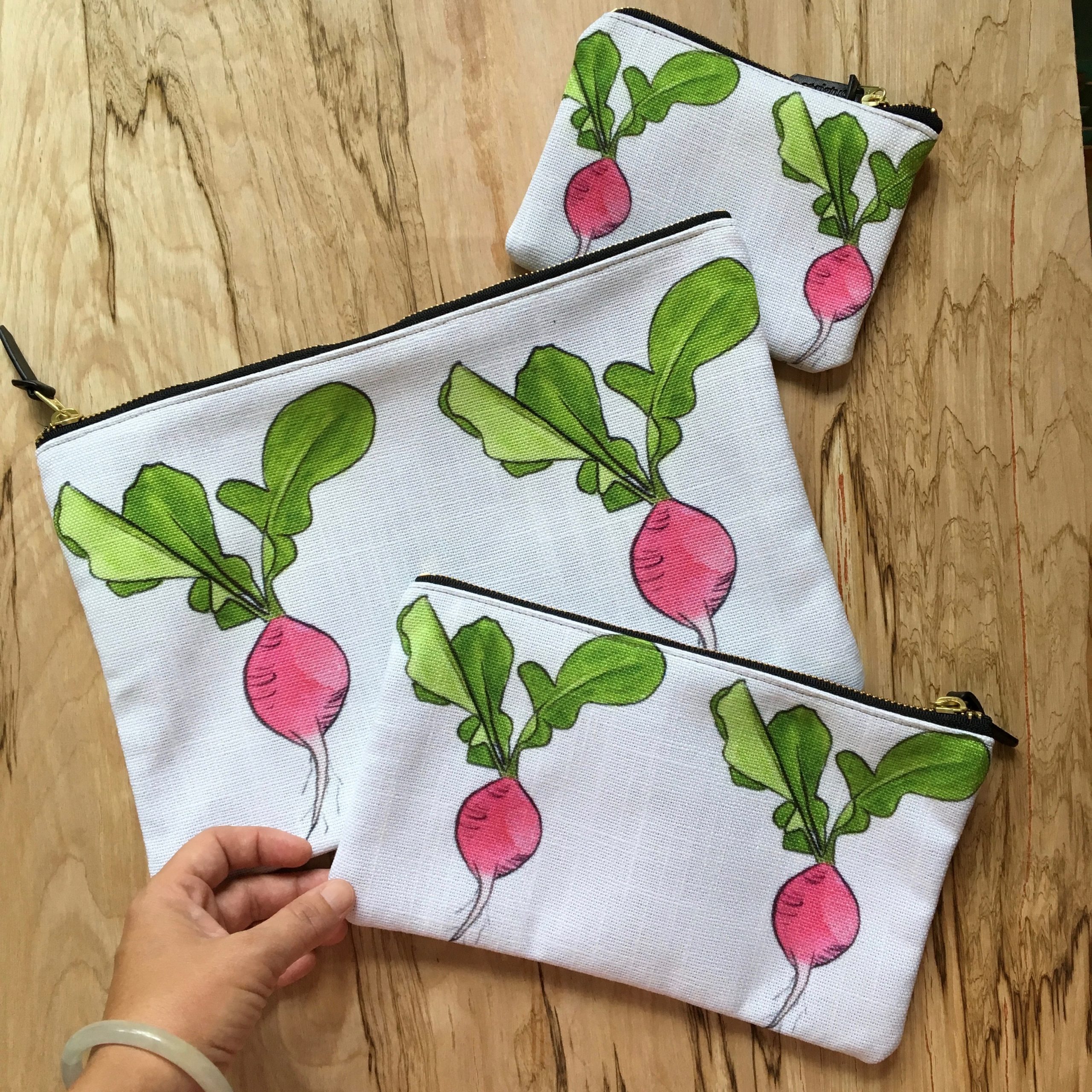 Wings, Worms, and Wonder radish pouches Signature radish pouches by Wings, Worms, and Wonder