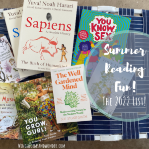 Its the 2022 Wings, Worms,a nd Wonder Annual Summer Reading List! Click to see what books made the list!