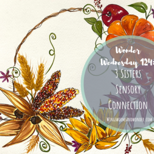 Sensorially connect with seeds, history, and nature with a Wings, Worms, and Wonder guided 3 sisters sensory connection meditation!