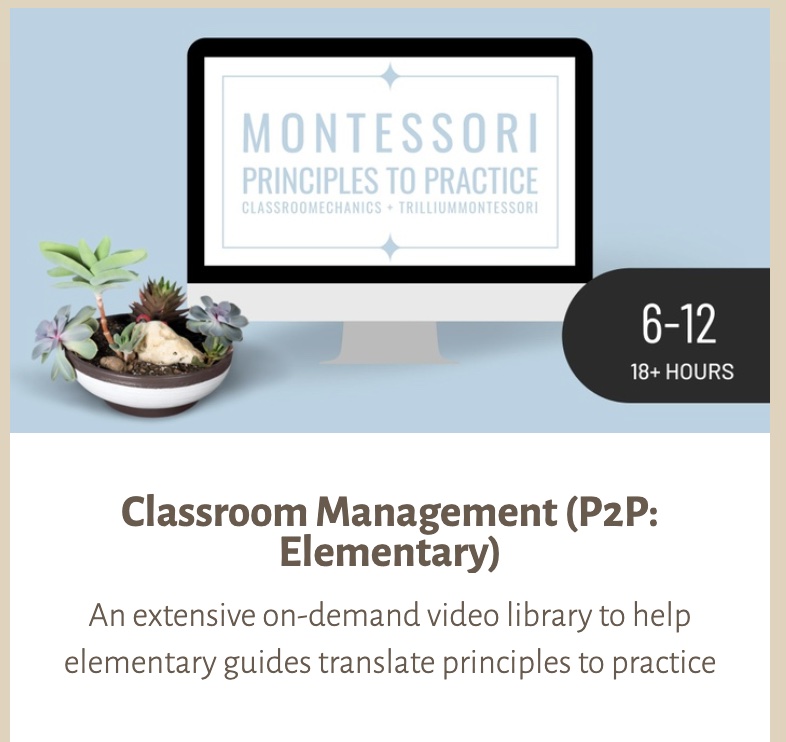 Principles to Practice Trillium Montessori