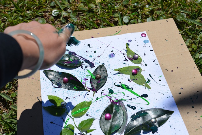 Wonder Wednesday 7 - Refreshed! Abstract Expressionist Nature Prints!