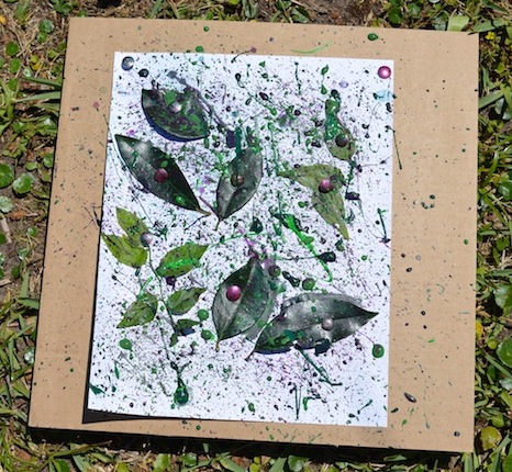 Wonder Wednesday 7 - Refreshed! Abstract Expressionist Nature Prints!